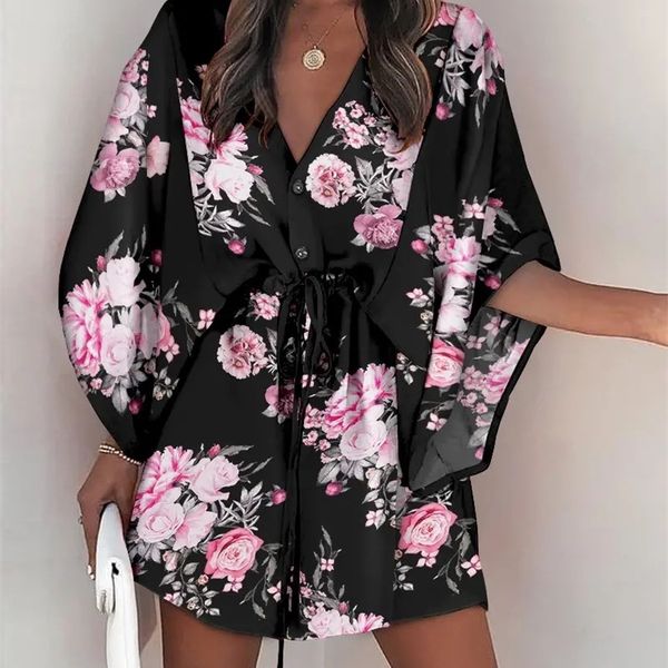 casual dresses casual boho dresses for women summer loose print v-neck batwing sleeve lace-up dresses irregular women mini dress vestido 220, Black;gray
casual dresses casual boho dresses for women summer loose print v-neck batwing sleeve lace-up dresses irregular women mini dress vestido 220, Black;gray