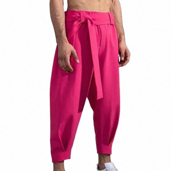 men's pants men's pants solid color lace-up casual waist wide loose cropped trousers fully matched skin-friendly k65h#, Black
men's pants men's pants solid color lace-up casual waist wide loose cropped trousers fully matched skin-friendly k65h#, Black