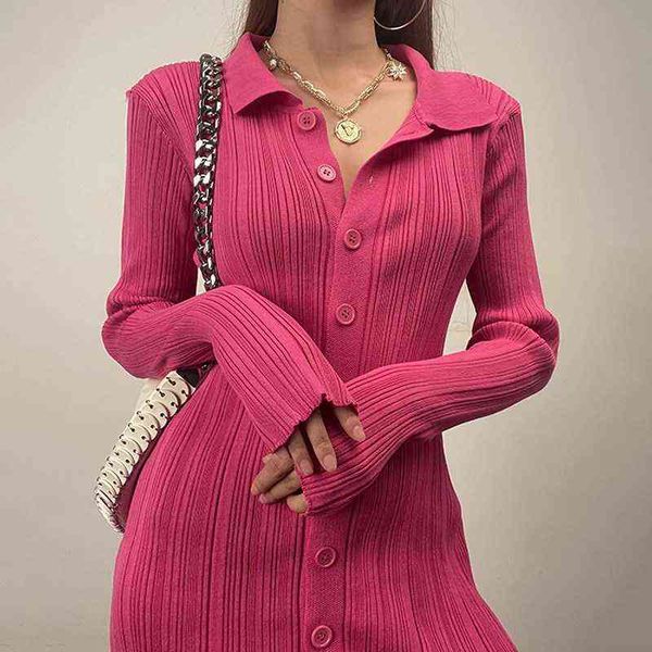 sweater dress women polo collar long sleeves elastic pencil mini dress autumn winter button bodycon stripe knitted dresses t220819, Black;gray
sweater dress women polo collar long sleeves elastic pencil mini dress autumn winter button bodycon stripe knitted dresses t220819, Black;gray