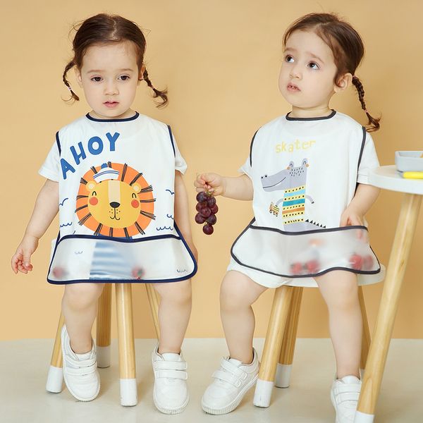 bibs burp cloths cartoon baby summer sleeveless waterproof feeding adjustable cute children apron kids bib gift 220906
bibs burp cloths cartoon baby summer sleeveless waterproof feeding adjustable cute children apron kids bib gift 220906