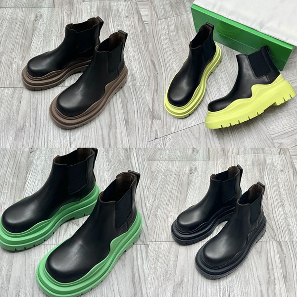 2022 boots fashion tire chelsea platform men women shoes luxury anti-slip outdoor martin wave colored rubber outsole elastic ankle boot, Black
2022 boots fashion tire chelsea platform men women shoes luxury anti-slip outdoor martin wave colored rubber outsole elastic ankle boot, Black