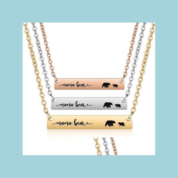 pendant necklaces fashion carved mama bear bar necklace for women creative stainlss steel pendant gift motherfashion baby dro bdehome dhhso, Silver
pendant necklaces fashion carved mama bear bar necklace for women creative stainlss steel pendant gift motherfashion baby dro bdehome dhhso, Silver