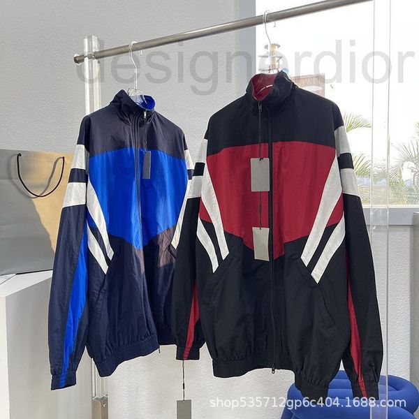 men's jackets designer genuine 2022 paris b new style stormsuit loose contrast color versatile zipper jacket for men and women l8n6, Black;brown
men's jackets designer genuine 2022 paris b new style stormsuit loose contrast color versatile zipper jacket for men and women l8n6, Black;brown