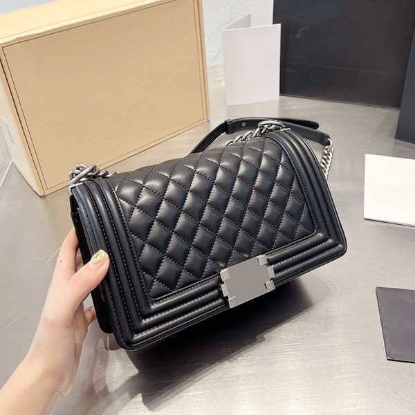 womens lambskin classic flap quilted boy bags gold/silver metal chain strap crossbody shoulder purse with pouch large capacity luxury design
womens lambskin classic flap quilted boy bags gold/silver metal chain strap crossbody shoulder purse with pouch large capacity luxury design