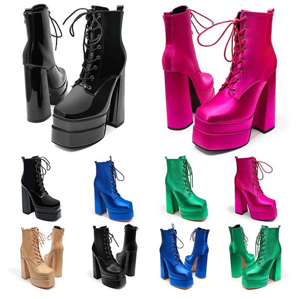 2023 fashion womens boots booties 15cm chunky heel ankle half winter round toes platform black green pink bule sneakers shoes
2023 fashion womens boots booties 15cm chunky heel ankle half winter round toes platform black green pink bule sneakers shoes