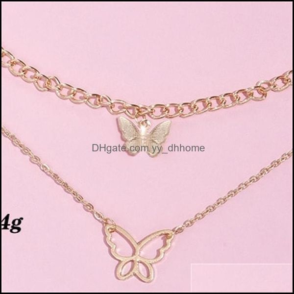 lockets fashion cute butterfly choker necklace for women gold color layered chain pendant female chocker jewelry 830 q2 drop yydhhome dhzyg, Silver
lockets fashion cute butterfly choker necklace for women gold color layered chain pendant female chocker jewelry 830 q2 drop yydhhome dhzyg, Silver