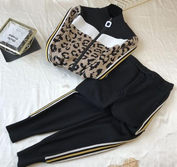 women's tracksuits luxury v-neck stripe sweaters 2 piece sets women chic knitted pullover outfits solid knitwear ankle-length pants, Gray
women's tracksuits luxury v-neck stripe sweaters 2 piece sets women chic knitted pullover outfits solid knitwear ankle-length pants, Gray