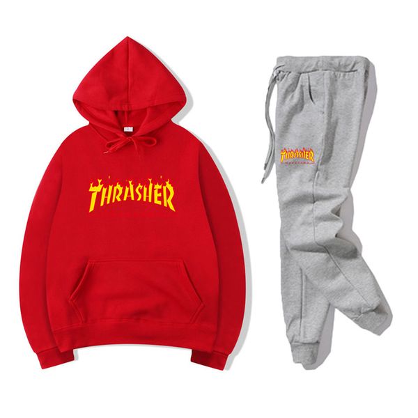 women's and men's tracksuits sportswear hooded sportswear jogging clothes s--3xl, Gray
women's and men's tracksuits sportswear hooded sportswear jogging clothes s--3xl, Gray