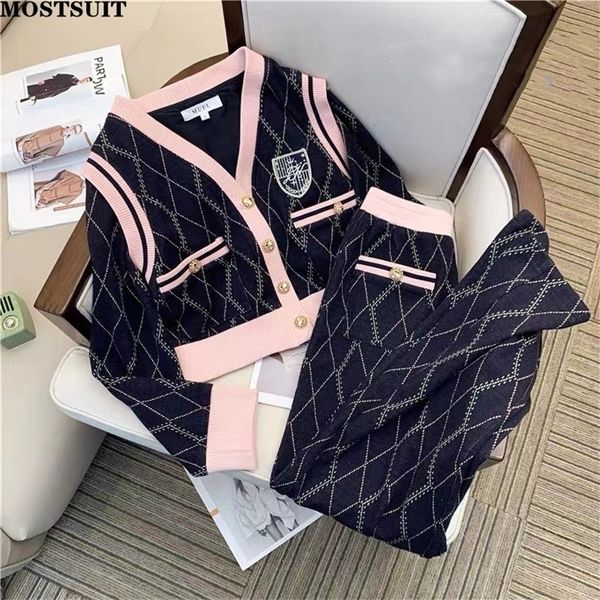 womens two piece pants stylish vintage plaid knitted two piece pant set women long sleeve vneck cardigan wide leg pant chic elegant fashion, White
womens two piece pants stylish vintage plaid knitted two piece pant set women long sleeve vneck cardigan wide leg pant chic elegant fashion, White