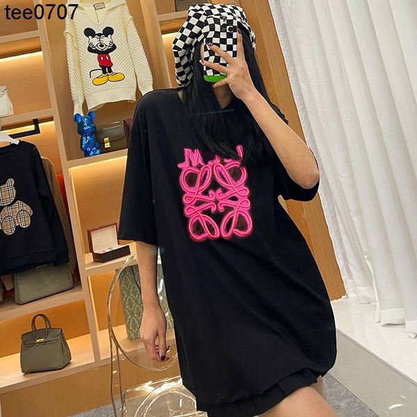22ss lofw tee red same embroidered letters phosphor short sleeve t-shirt women's new in early spring 2022, White
22ss lofw tee red same embroidered letters phosphor short sleeve t-shirt women's new in early spring 2022, White