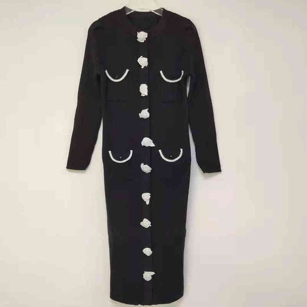casual dresses french single sp button ivory white dress round neck blended open knit slim fit, Black;gray
casual dresses french single sp button ivory white dress round neck blended open knit slim fit, Black;gray