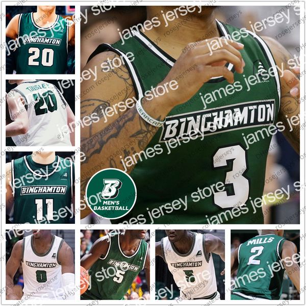 college basketball wears custom binghamton bearcats 2020 basketball #3 sam sessoms 20 george tinsley 2 brenton mills 5 pierre sarr men youth, Black
college basketball wears custom binghamton bearcats 2020 basketball #3 sam sessoms 20 george tinsley 2 brenton mills 5 pierre sarr men youth, Black