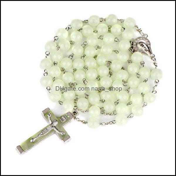 pendant necklaces light blue glow in dark plastic rosary beads luminous noctilucent necklace fashion religious jewelry party nanashop dhz6b, Silver
pendant necklaces light blue glow in dark plastic rosary beads luminous noctilucent necklace fashion religious jewelry party nanashop dhz6b, Silver