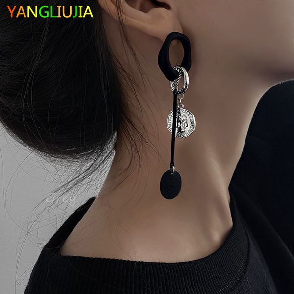 black long portrait pendant earrings europe and united states temperament personality fashion tassel earrings women jewelry gift, Golden;silver
black long portrait pendant earrings europe and united states temperament personality fashion tassel earrings women jewelry gift, Golden;silver