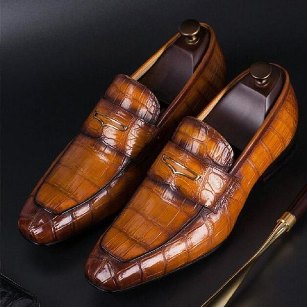 italian loafers men office shoes genuine leather business pointed business classic sociol offic da63, Black
italian loafers men office shoes genuine leather business pointed business classic sociol offic da63, Black