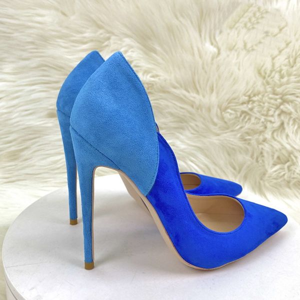 blue patchwork red bottoms shoes women synthetic suede pointy toe high heel party dress shoe v side cut stiletto pumps designer brand summer, Black
blue patchwork red bottoms shoes women synthetic suede pointy toe high heel party dress shoe v side cut stiletto pumps designer brand summer, Black