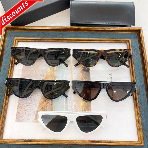 designer sunglasses 2022 new cat's eye slp style ins same personalized sl468 sunglasses uv400 high quality, White;black
designer sunglasses 2022 new cat's eye slp style ins same personalized sl468 sunglasses uv400 high quality, White;black