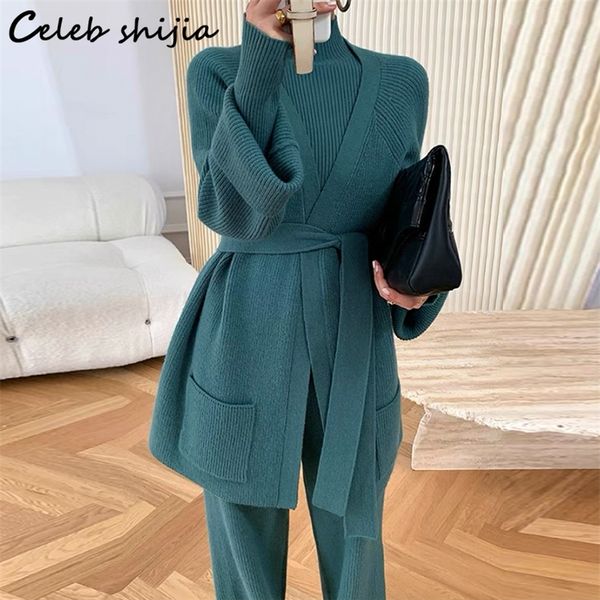 womens two piece pants runway blue woolen 3 piece sets women autumn winter thicken knit cardigan sweater high waist pants lady knitwear kore, White
womens two piece pants runway blue woolen 3 piece sets women autumn winter thicken knit cardigan sweater high waist pants lady knitwear kore, White