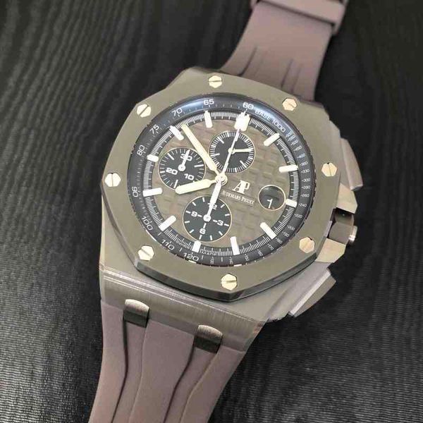 luxury mens mechanical watch oak offshore 44mm grey ceramic machinery 26405cg oo. a004ca. 01 swiss es brand wristwatch, Slivery;brown
luxury mens mechanical watch oak offshore 44mm grey ceramic machinery 26405cg oo. a004ca. 01 swiss es brand wristwatch, Slivery;brown