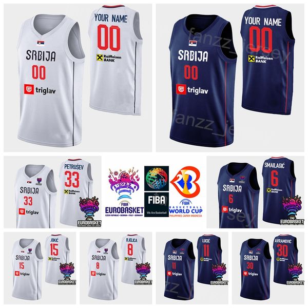 print national team serbia basketball 30 aleksa avramovic jersey 2022 eurobasket 14 dusan ristic 9 vanja marinkovic 10 nikola kalinic nikola, Black;red
print national team serbia basketball 30 aleksa avramovic jersey 2022 eurobasket 14 dusan ristic 9 vanja marinkovic 10 nikola kalinic nikola, Black;red