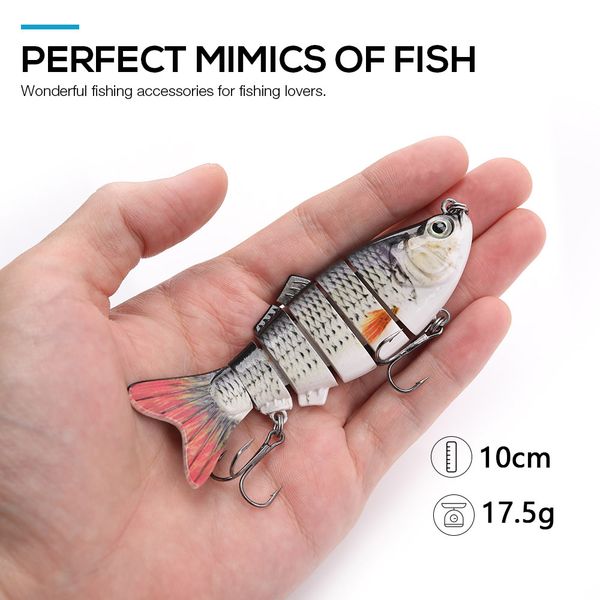 fishingfishing lures sinking wobblers fishing lures 10cm 17.5g 6 multi jointed swimbait hard artificial bait pike/bass fishing lure
fishingfishing lures sinking wobblers fishing lures 10cm 17.5g 6 multi jointed swimbait hard artificial bait pike/bass fishing lure
