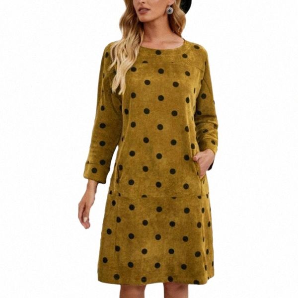 casual dresses casual dresses autumn winter corduroy dress ladies elegant o neck polka dot print women fashion solid long sleeve p8ea#, Black;gray
casual dresses casual dresses autumn winter corduroy dress ladies elegant o neck polka dot print women fashion solid long sleeve p8ea#, Black;gray