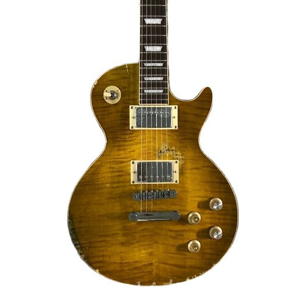 vintage guitar aged relic electric guitar nitro finish one piece body and neck frets binding made in china
vintage guitar aged relic electric guitar nitro finish one piece body and neck frets binding made in china