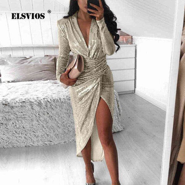 office lady wrap sequin bodycon midi dress women autumn long sleeve glitter shiny club dress elegant slim irregular dresses t220819, Black;gray
office lady wrap sequin bodycon midi dress women autumn long sleeve glitter shiny club dress elegant slim irregular dresses t220819, Black;gray