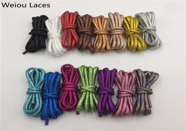 weiou glitter exquisite shoestring funky string rounded metallic shoelaces unique pearlized rope laces 120cm, White;pink
weiou glitter exquisite shoestring funky string rounded metallic shoelaces unique pearlized rope laces 120cm, White;pink