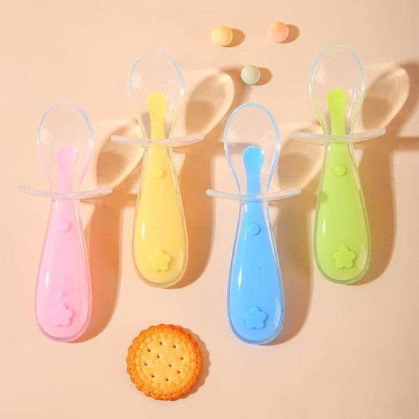 cups dishes utensils 1 pcs creative infant spoon portable food grade silicone baby dining tableware ultralight supplies for feeding 220906
cups dishes utensils 1 pcs creative infant spoon portable food grade silicone baby dining tableware ultralight supplies for feeding 220906