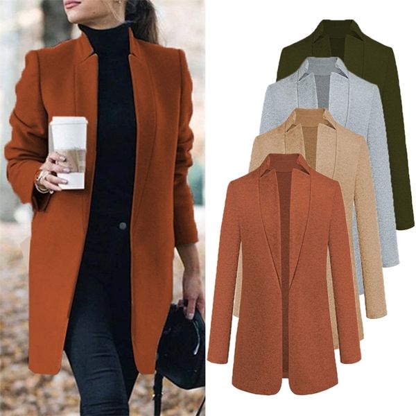 women's wool blends winter coat for women woolen jacket coats solid single-breasted autumn winter women's coat long outwear mantea, Black
women's wool blends winter coat for women woolen jacket coats solid single-breasted autumn winter women's coat long outwear mantea, Black