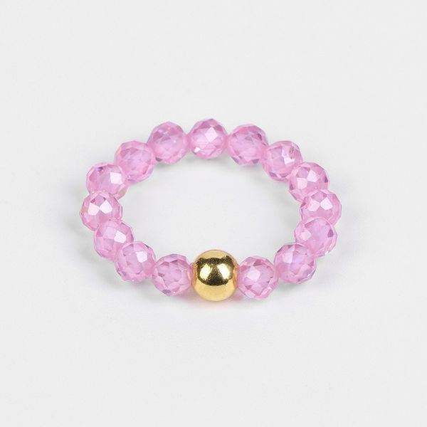 4mm natural crystal stone gold plated beaded band rings for women girl party club decor handmade fashion jewelry, Silver
4mm natural crystal stone gold plated beaded band rings for women girl party club decor handmade fashion jewelry, Silver