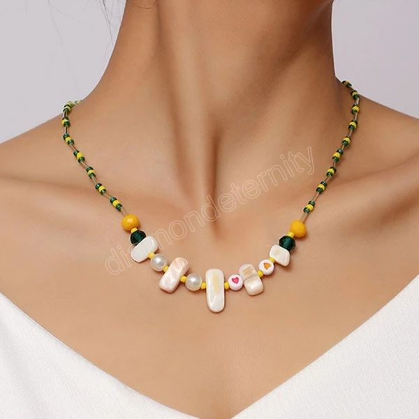 bohemian handmade stone geometric pendant necklace chocker women party jewelry, Silver
bohemian handmade stone geometric pendant necklace chocker women party jewelry, Silver