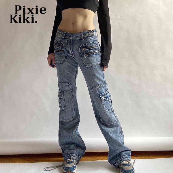women's jeans pixiekiki low rise jeans y2k streetwear women multi-pocket zipper cargo pants harajuku vintage blue denim trousers p84-ei
women's jeans pixiekiki low rise jeans y2k streetwear women multi-pocket zipper cargo pants harajuku vintage blue denim trousers p84-ei