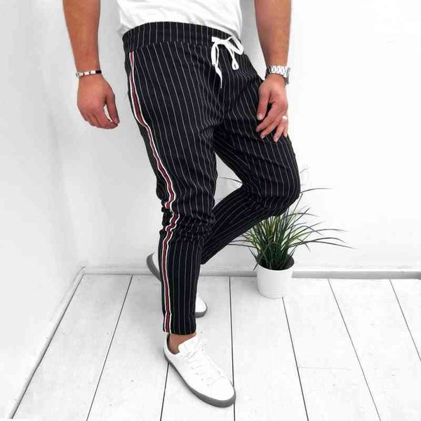men's pants ankle length men's sweatpants side stripe hip hop track pants street wear skinny joggers elastic waist male casual tro, Black
men's pants ankle length men's sweatpants side stripe hip hop track pants street wear skinny joggers elastic waist male casual tro, Black