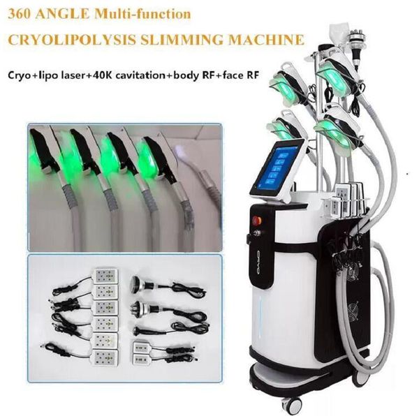 5 heads cryolipolysis slimming machine with double chin removal fat ing cryotherapy 40khz cavitation rf 8 laser pads beauty equipment
5 heads cryolipolysis slimming machine with double chin removal fat ing cryotherapy 40khz cavitation rf 8 laser pads beauty equipment