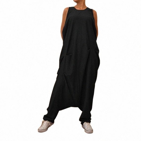 women's jumpsuits & rompers women's jumpsuits & rompers 2022 women summer drop crotch harem sleeveless loose solid overalls female, Black;white
women's jumpsuits & rompers women's jumpsuits & rompers 2022 women summer drop crotch harem sleeveless loose solid overalls female, Black;white