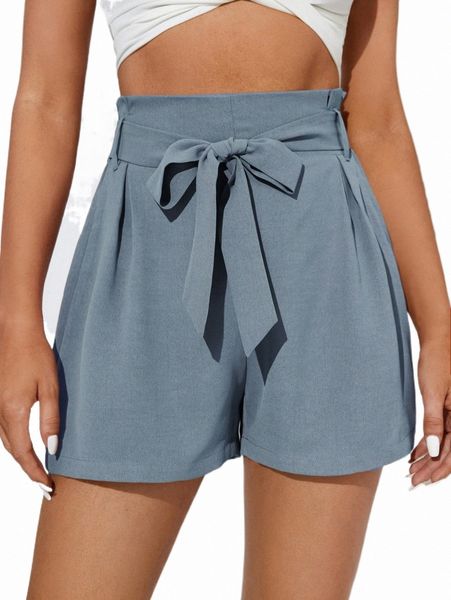 women's shorts tall plicated detail paperbag waist belted shorts g5di#, White;black
women's shorts tall plicated detail paperbag waist belted shorts g5di#, White;black