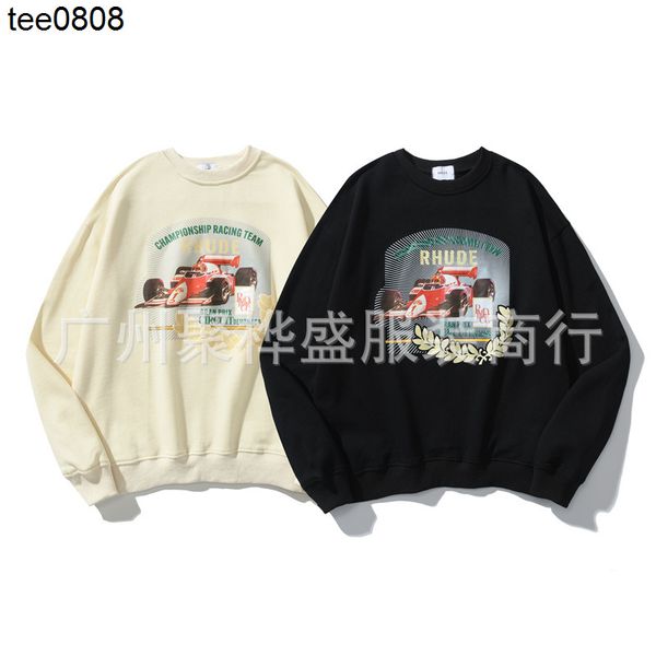 2022 gary dept designer hoodies early autumn new us fashion racing print high gram heavy terry men's and women's circle, Black
2022 gary dept designer hoodies early autumn new us fashion racing print high gram heavy terry men's and women's circle, Black