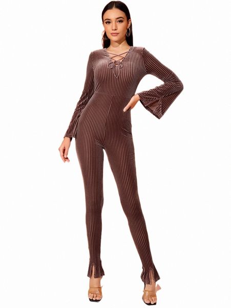 women's jumpsuits & rompers x xclusive habit lace up front split cuff flounce sleeve jumpsuit 18oi#, Black;white
women's jumpsuits & rompers x xclusive habit lace up front split cuff flounce sleeve jumpsuit 18oi#, Black;white