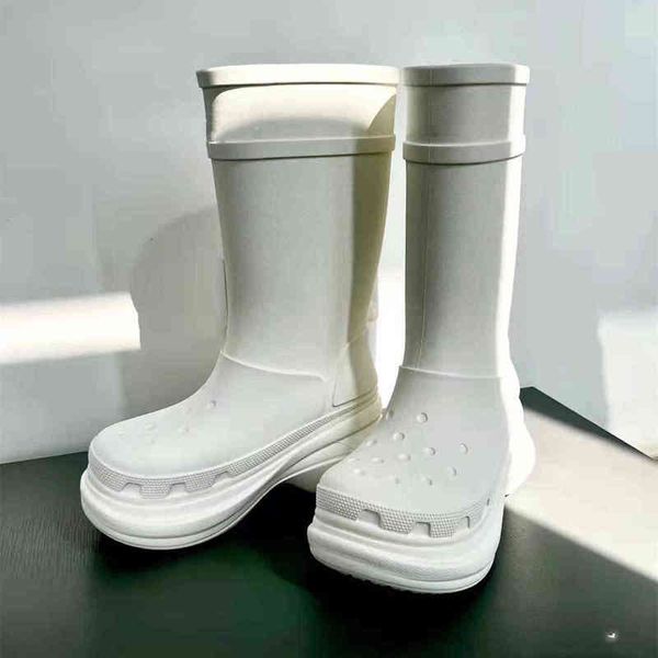 21aw luxury design high platform rain boots big head thick bottom non-slip ankle boots jelly color all-match long boots outdoor g220907, Black
21aw luxury design high platform rain boots big head thick bottom non-slip ankle boots jelly color all-match long boots outdoor g220907, Black