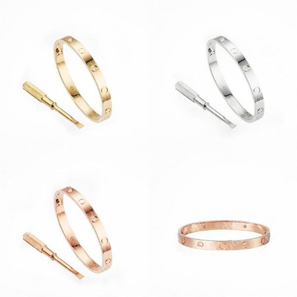 love screw bracelet 5 0 designer bracelets 4 diamonds bangle luxury jewelry women titanium steel alloy gold-plated craft gold silver ro246h, Black
love screw bracelet 5 0 designer bracelets 4 diamonds bangle luxury jewelry women titanium steel alloy gold-plated craft gold silver ro246h, Black