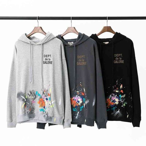 trendy couples gallerydepts hoodies graffiti hand painted splash ink old letter printed cotton terry hooded sweater tide, Black
trendy couples gallerydepts hoodies graffiti hand painted splash ink old letter printed cotton terry hooded sweater tide, Black