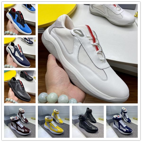 2022 designer sneakers flat trainers casual shoes high gang outdoor shoes patent leather black blue mesh lace-up nylon men america cup with
2022 designer sneakers flat trainers casual shoes high gang outdoor shoes patent leather black blue mesh lace-up nylon men america cup with