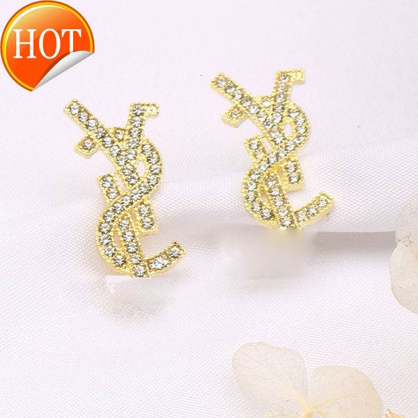 new korean fashion simple earrings luxury super flash set diamond ys letter temperament versatile female factory direct sale, Golden
new korean fashion simple earrings luxury super flash set diamond ys letter temperament versatile female factory direct sale, Golden