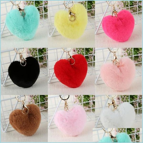keychains faux rabbit fur fluffy key chains cute adorable heart pompom keyring charms jewelry for women love pendant keyfo bdejewelry dhxhi, Silver
keychains faux rabbit fur fluffy key chains cute adorable heart pompom keyring charms jewelry for women love pendant keyfo bdejewelry dhxhi, Silver