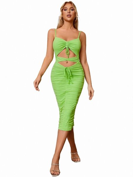casual dresses parthea cut out front ruched bodycon dress h1v6#, Black;gray