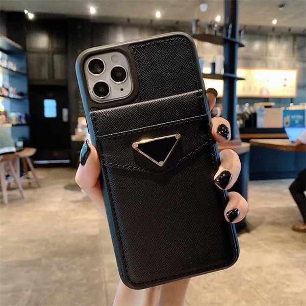 Iphone Cases Leather Designer Cellphone Cases For Iphone 13 Pro 12 11 Pro Max X XR Envelope Card Holder Credit Pocket