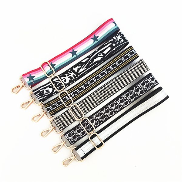 nylon bag strap woman colored for crossbody messenger shoulder bag accessories adjustable embroidered belts straps 3.8cm, Black
nylon bag strap woman colored for crossbody messenger shoulder bag accessories adjustable embroidered belts straps 3.8cm, Black