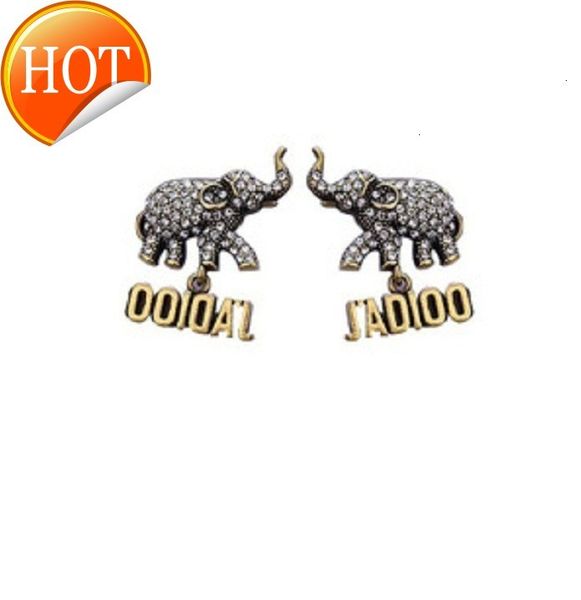 d family di family's new little elephant of diamond earrings are cute versatile and fashionable factory direct sale, Golden
d family di family's new little elephant of diamond earrings are cute versatile and fashionable factory direct sale, Golden